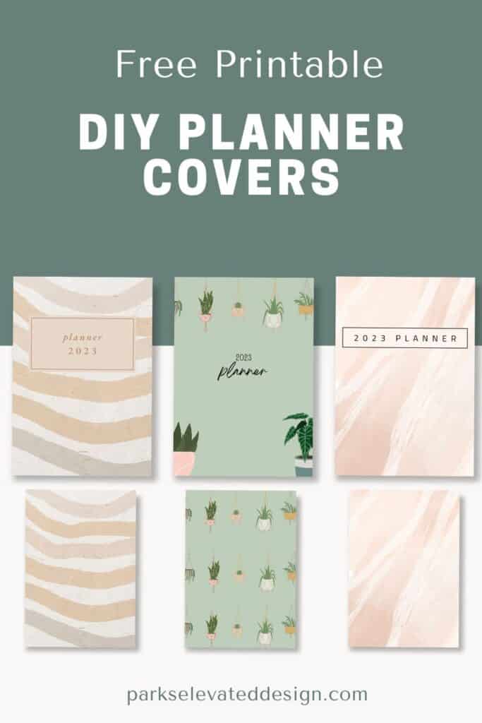 free printable covers for planner