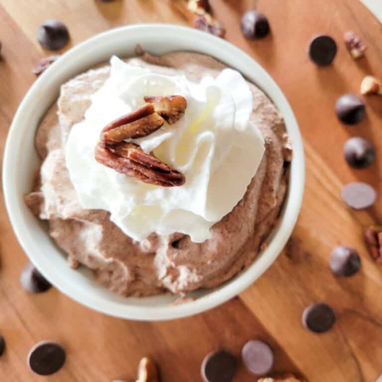 two ingredient chocolate mousse